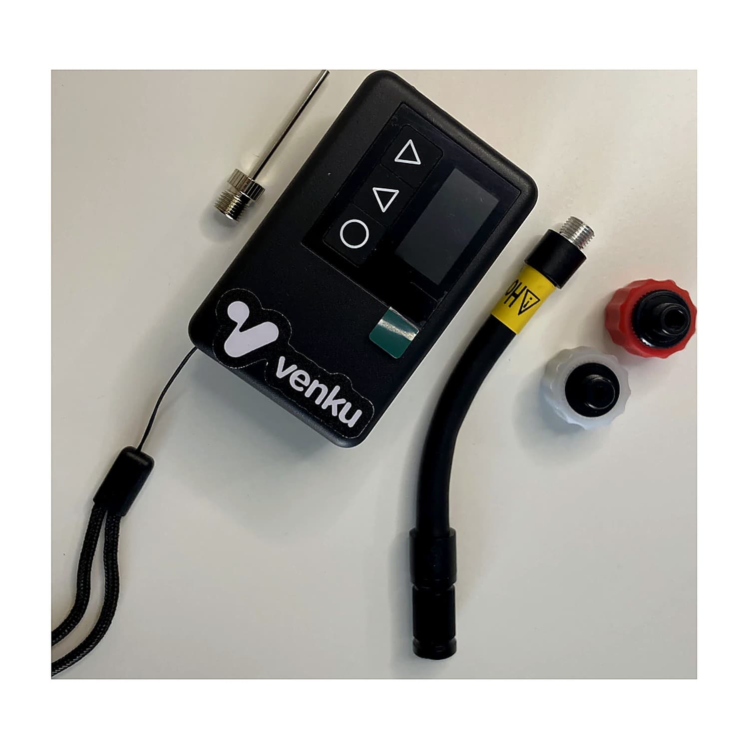 BL01 OK - Inflador portátil a batería para BICICLETAS Y PELOTAS 120psi Luz leds USB