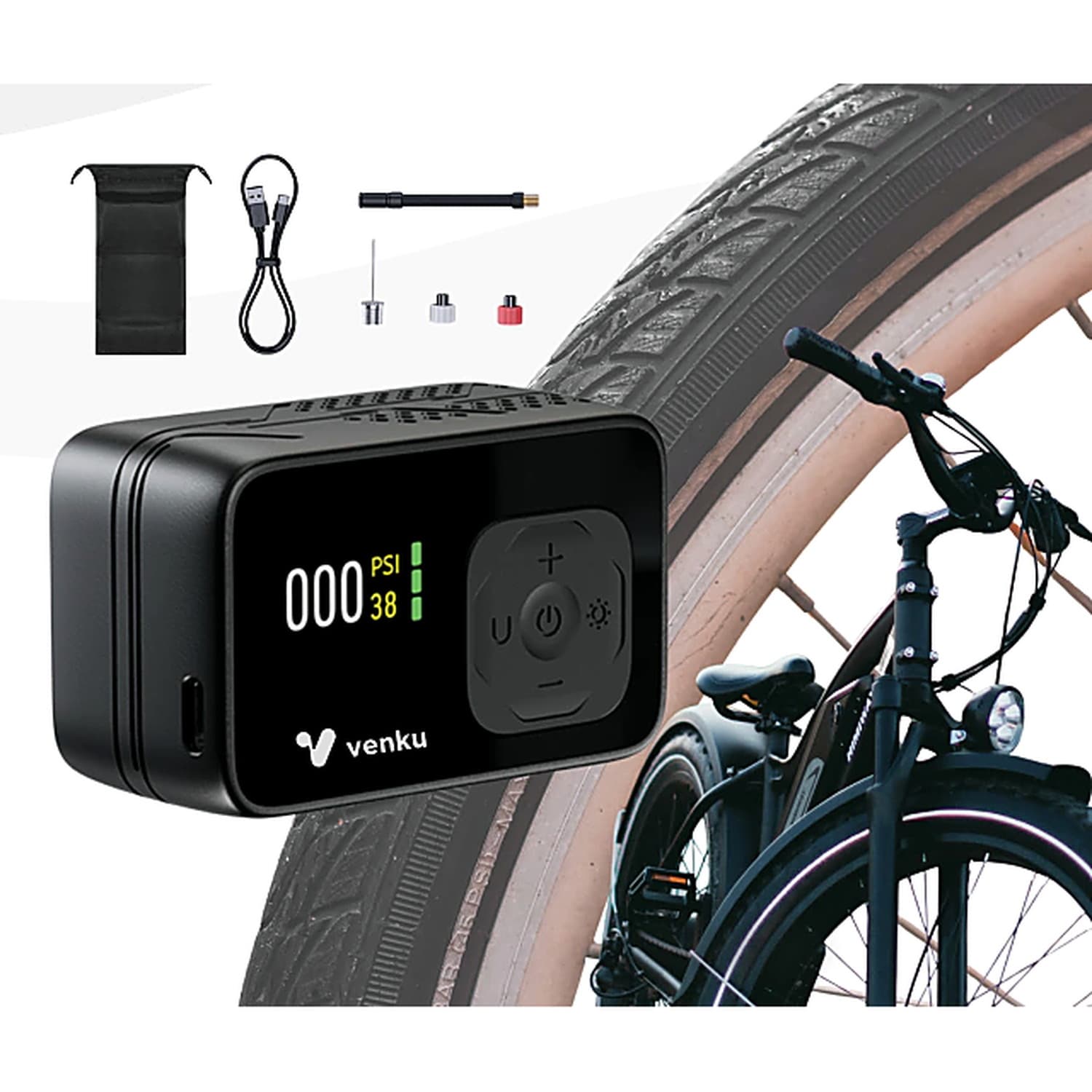BL06 - Mini Inflador Portátil para BICICLETAS Y PELOTAS