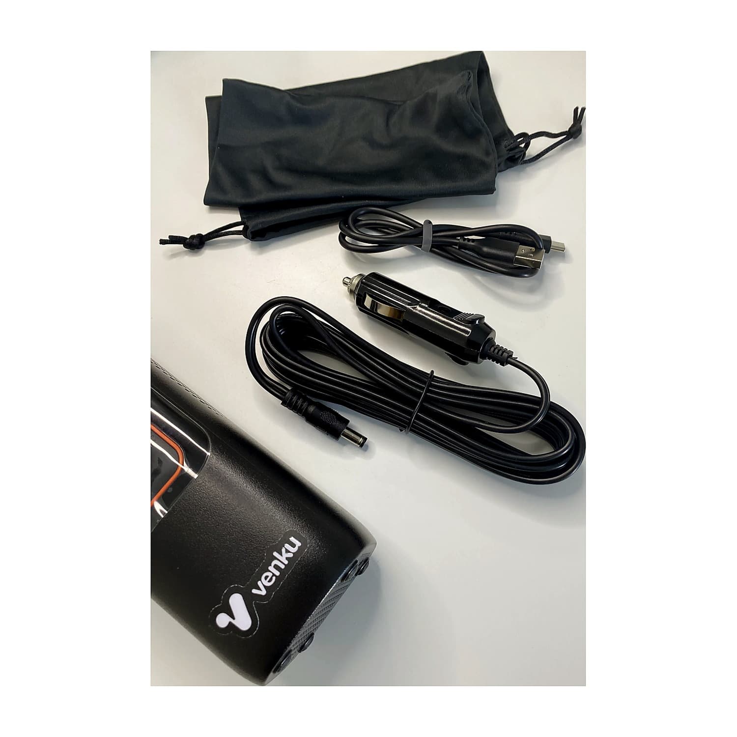 NW01 - Inflador y Compresor de Aire Portátil Inalámbrico, Linterna y Power Bank